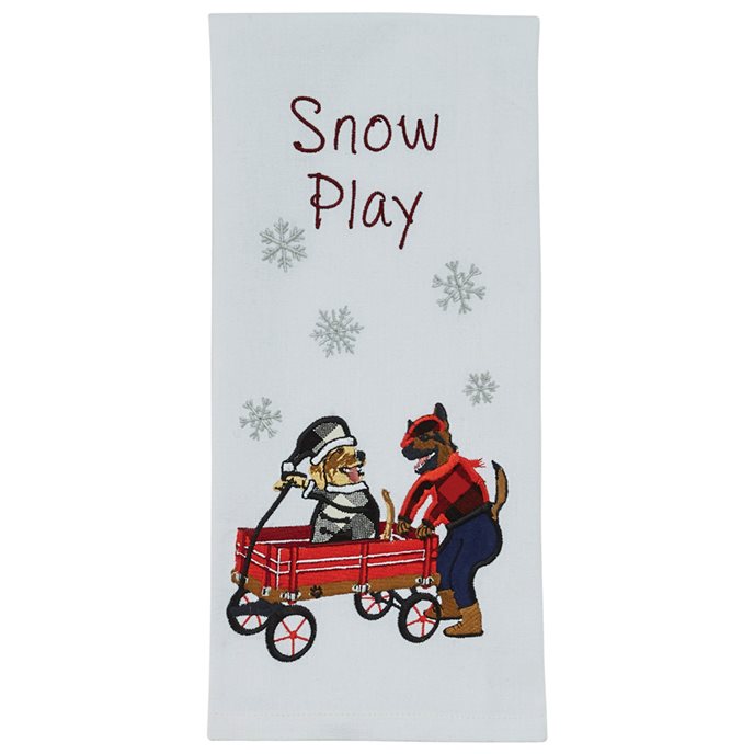 Snow Play Dishtowel Thumbnail