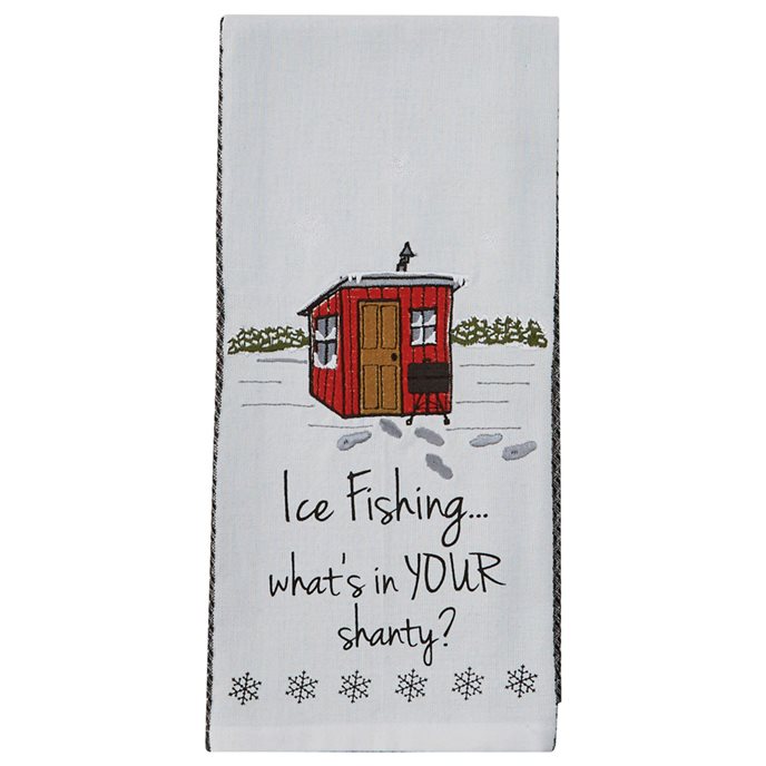 Ice Fishing Dishtowel Thumbnail