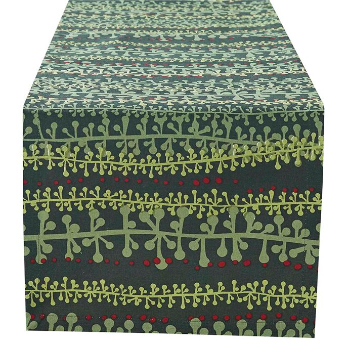 Holiday Garland Table Runner 15X72 Thumbnail