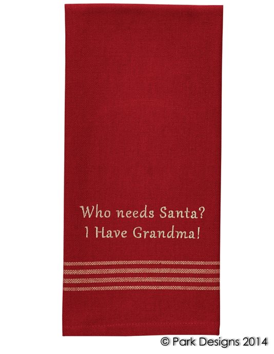 Who Needs Santa? Dishtowel Thumbnail