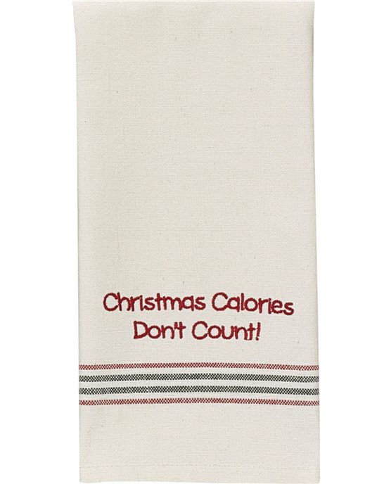 Christms Calories Don'T Cnt Dishtowel Thumbnail