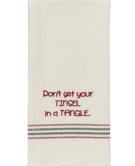 Tinsel In A Tangle S Dishtowel Thumbnail