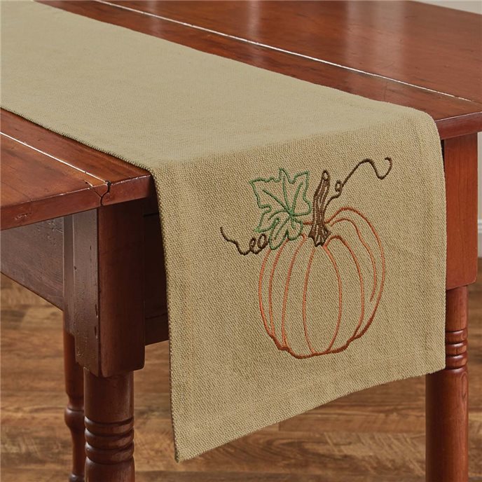 Rustic Pumpkin Table Runner 13X54 Thumbnail