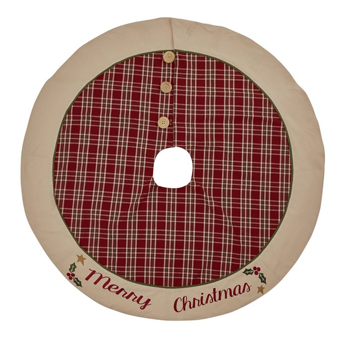 Merry Christmas Tree Skirt 52" Thumbnail