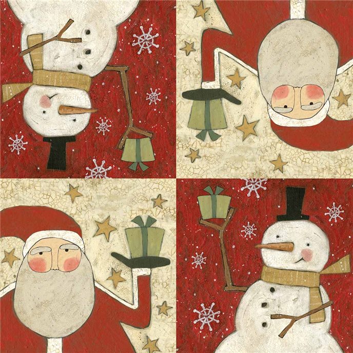 Snow Friends Paper Beverage Napkins Thumbnail