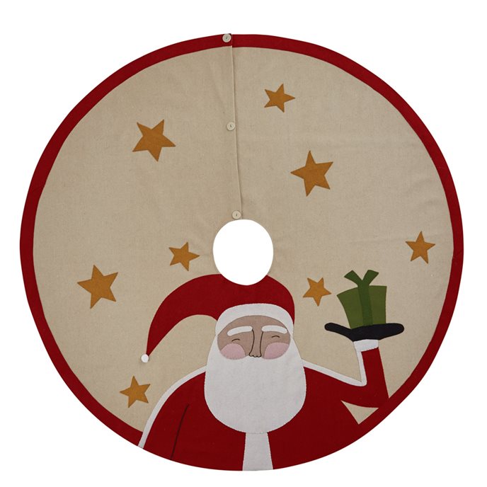 Snow Friends Santa Tree Skirt Thumbnail