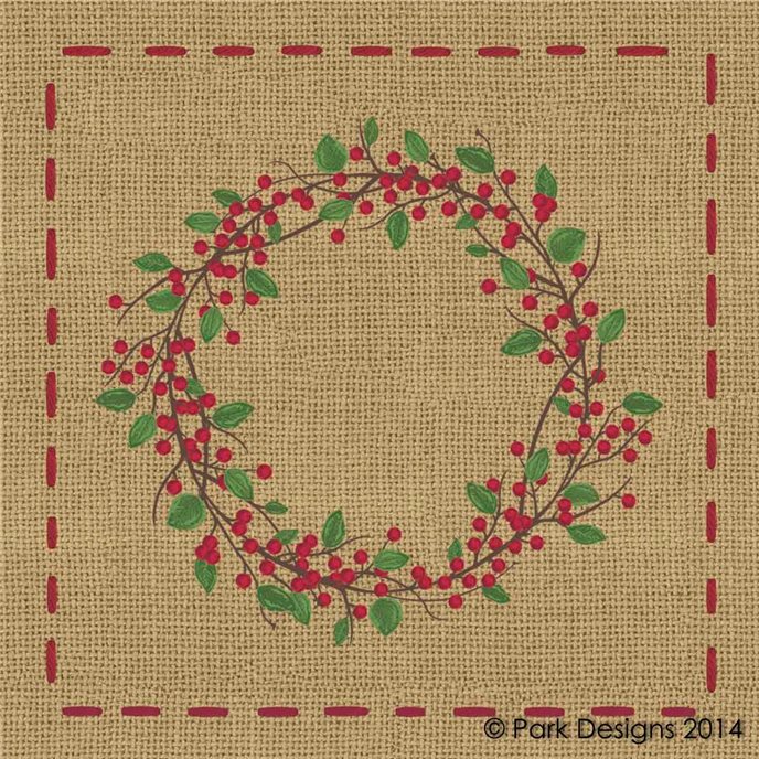 Burlap Berries Ppr Lunch Napkins Thumbnail