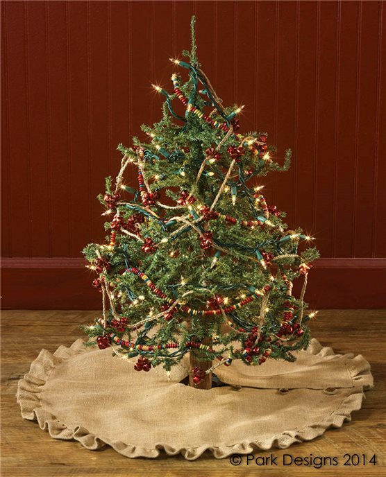 Jute Burlap Tree Skirt 24" Thumbnail