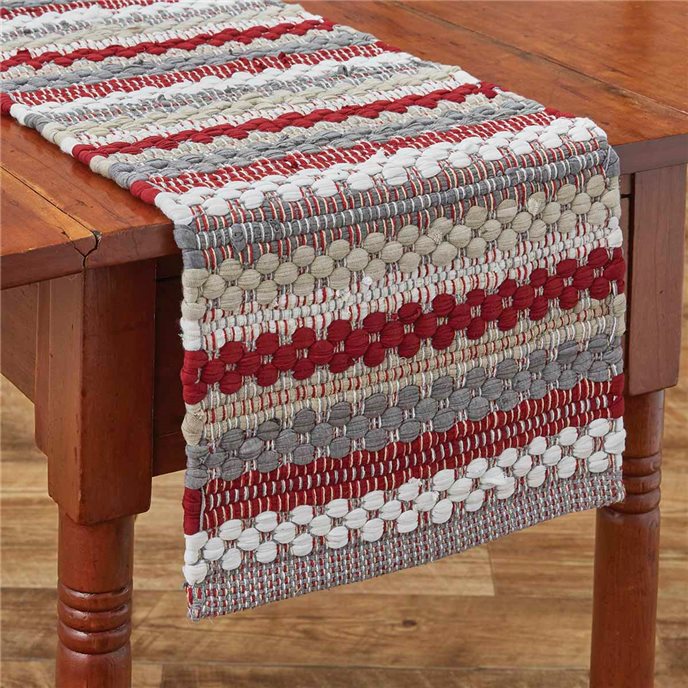 Farmhouse Holiday Chindi Table Runner 13X36 Thumbnail