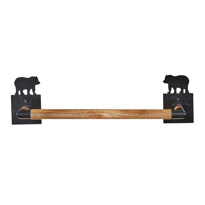 Wild Woods Bear Towel Bar 16" Thumbnail