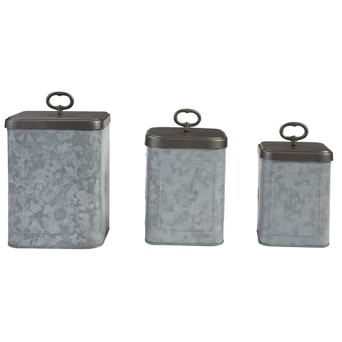 Vintage Canisters Set Of 3 Thumbnail