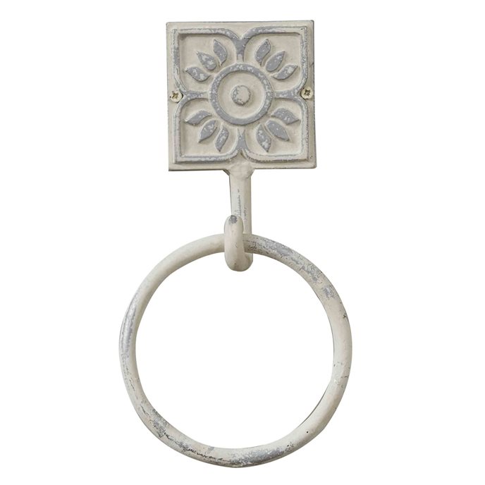 Distressed Tile Ring Hook Thumbnail