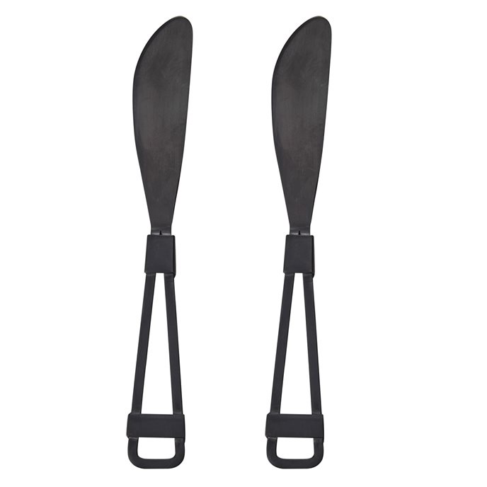 Matte Black Spreaders Set Of 2 Thumbnail