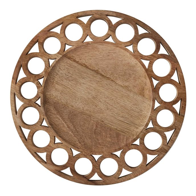 Wooden Circles Charger Thumbnail