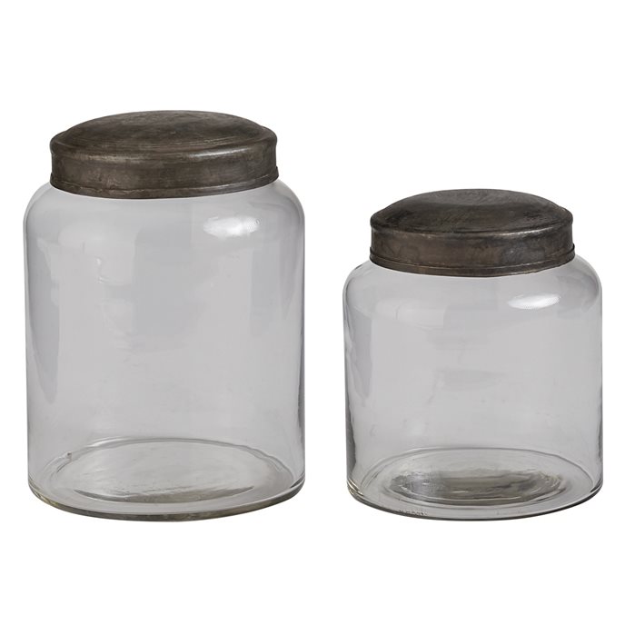 Set/2 Storage Jars Tin Thumbnail