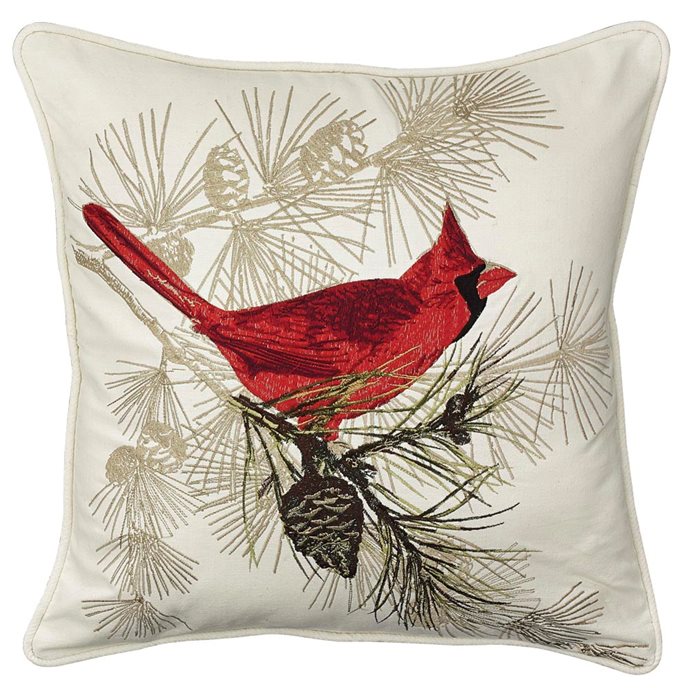 Cardinal Emb Pillow 20 Cover Thumbnail