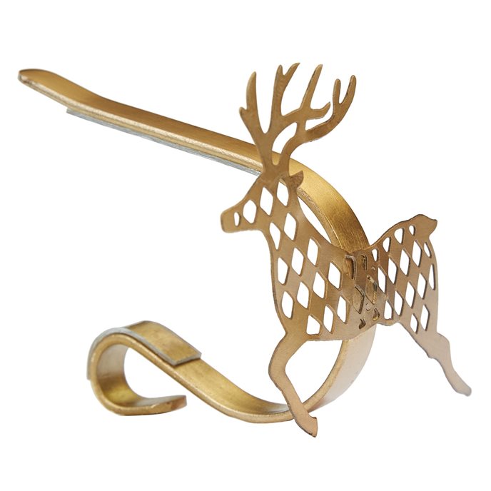 Jumping Deer Stocking Hanger Thumbnail