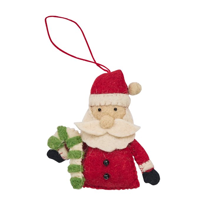 Santa Felt Ornament Thumbnail