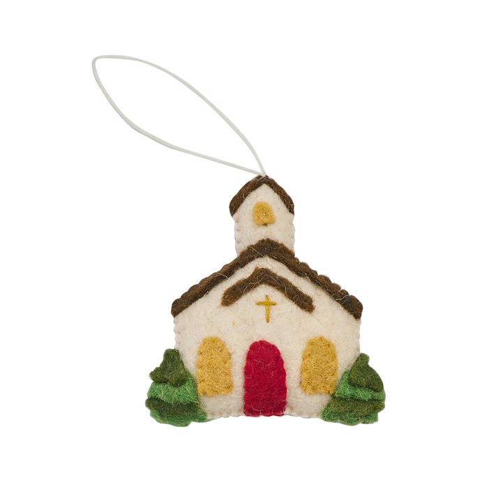 Church Felt Ornament Thumbnail