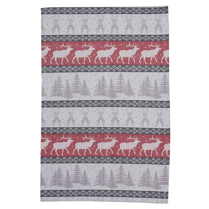 Reindeer Jacquard Dishtowel Thumbnail