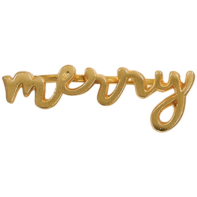 Merry Napkin Ring Thumbnail