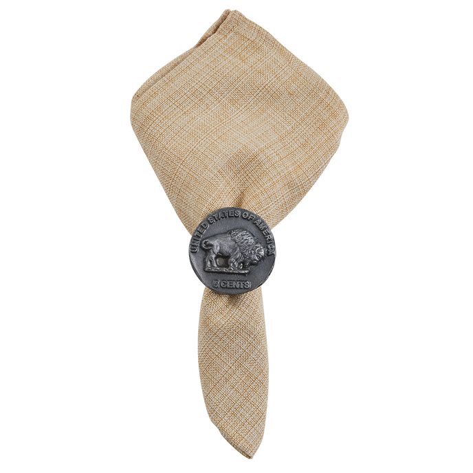 Buffalo Head Nickel Napkin Ring Thumbnail