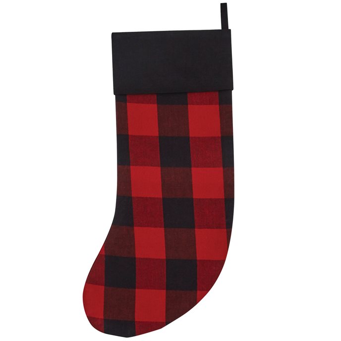 Black/Red Check Stocking Thumbnail