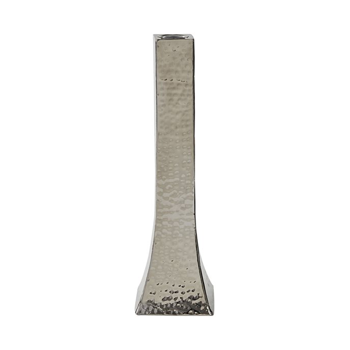 Hammered Silver Taper Holder - 11" Thumbnail