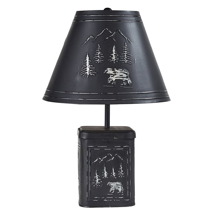 Black Bear Lamp With Shade Thumbnail