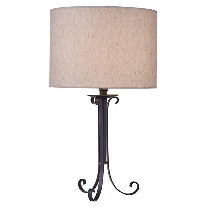 Iron Scroll Lamp With Shade Thumbnail