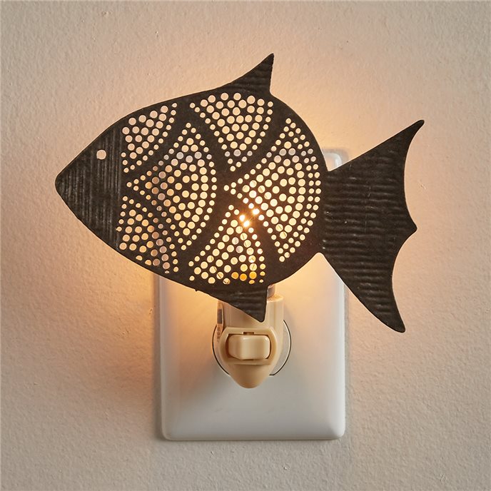 Galvanized Fish Night Light Thumbnail