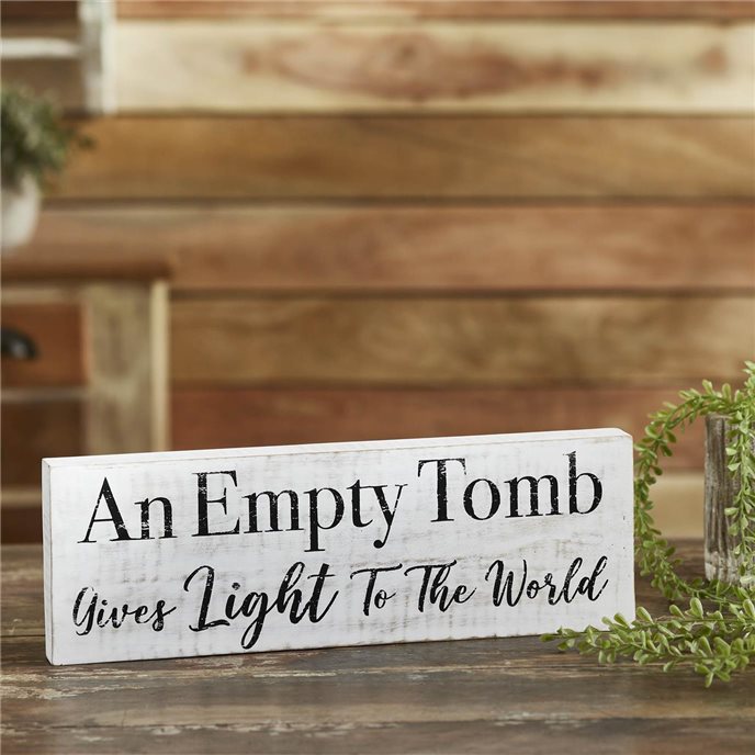 An Empty Tomb Wooden Sign 5x15 Thumbnail