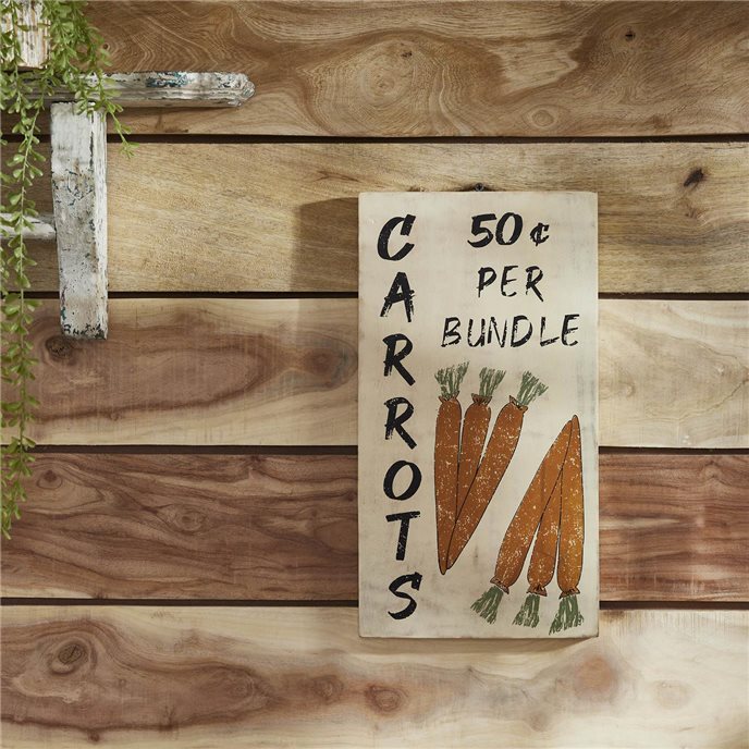 Carrot Wooden Sign 15x8 Thumbnail