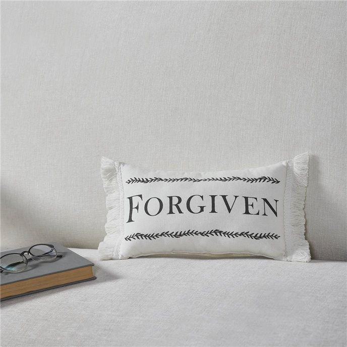 Risen Forgiven Pillow 7x13 Thumbnail