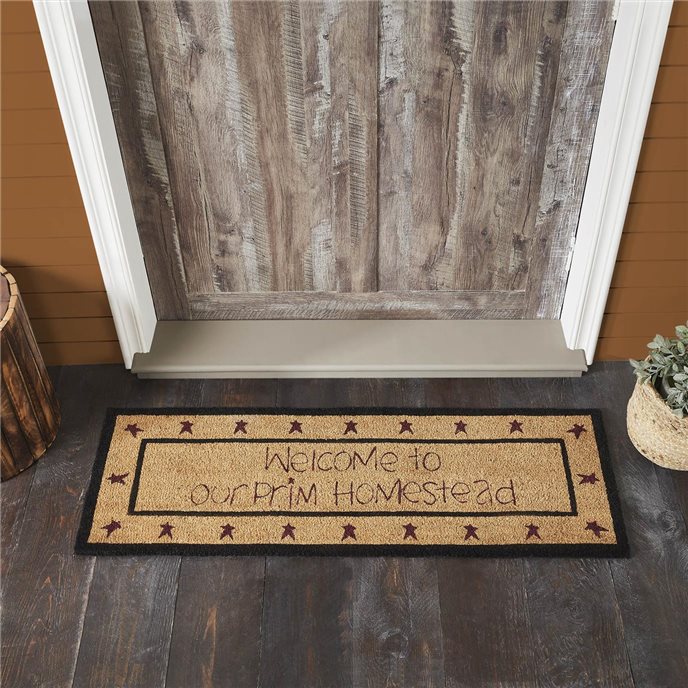 Connell Coir Welcome Rug Rect Stars 17x48 Thumbnail