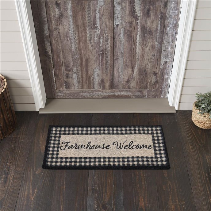Finders Keepers Farmhouse Welcome Coir Rug Rect 17x36 Thumbnail