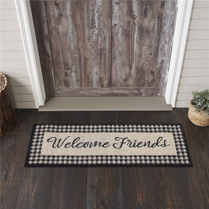 Finders Keepers Welcome Friends Coir Rug Rect 17x48 Thumbnail