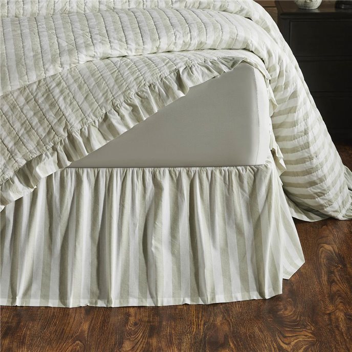 Finders Keepers Ruffled King Bed Skirt 78x80x16 Thumbnail