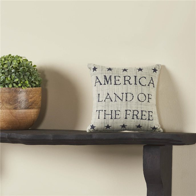 My Country Land of the Free Pillow 6x6 Thumbnail