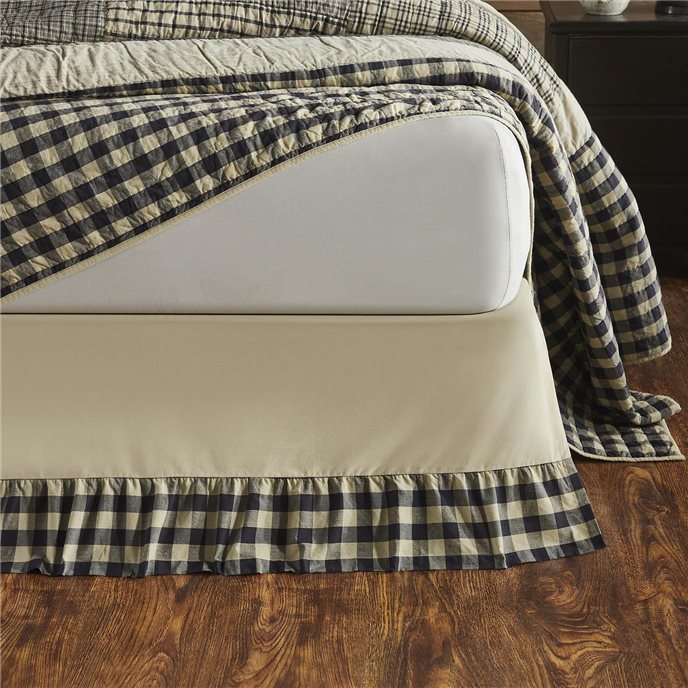 My Country Ruffled King Bed Skirt 78x80x16 Thumbnail