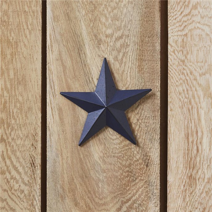 Metal Star Speckled Distressed Navy 4x4 Thumbnail