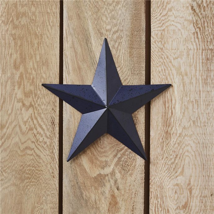 Metal Star Speckled Distressed Navy 8x8 Thumbnail