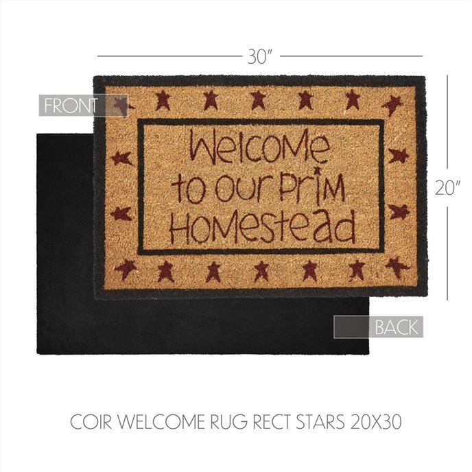 Buzzy Bees Coir Welcome Rug Rect 20x30 Thumbnail