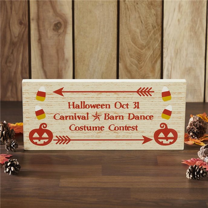 Halloween Carnival MDF Sign 7x16x1 Thumbnail