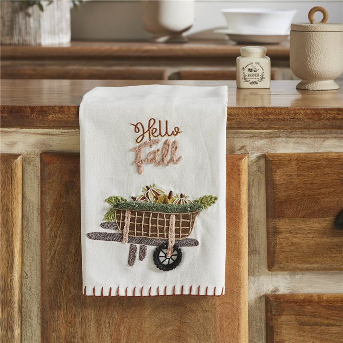 Hello Fall Tea Towel 19x28 Thumbnail