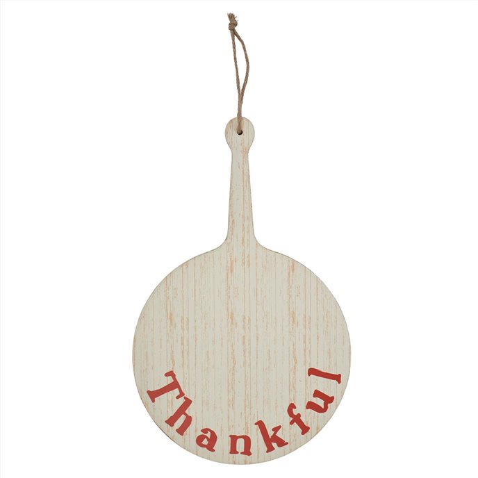 Thankful Round MDF Cutting Board Sign 19x12 Thumbnail