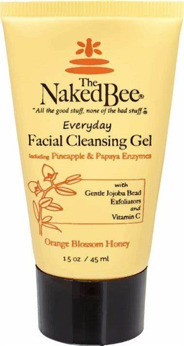 Naked Bee Orange Blossom Honey Travel Size Everyday Facial Cleansing Gel 1.5 oz Thumbnail