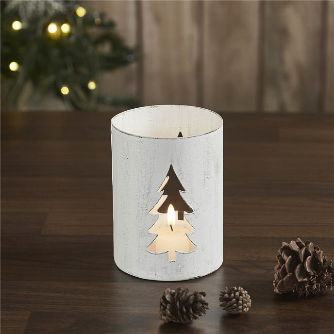 Votive Candle Holder Christmas Tree 6x4.25x4.25 Thumbnail