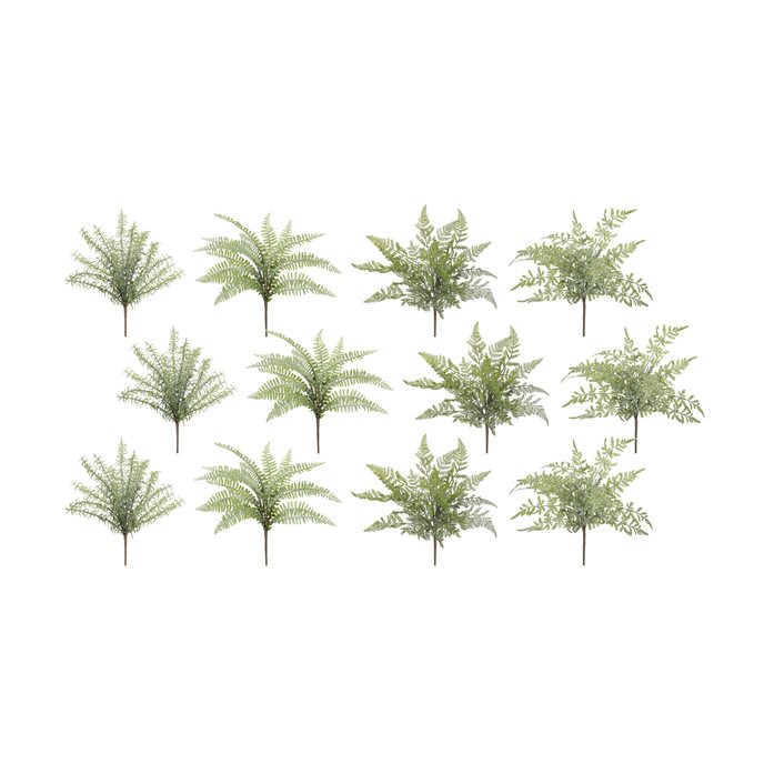 Assorted Fern Foliage Bush (Set of 12) Thumbnail