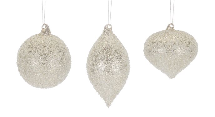 Beaded Glass Tree Ornament (Set of 6) Thumbnail